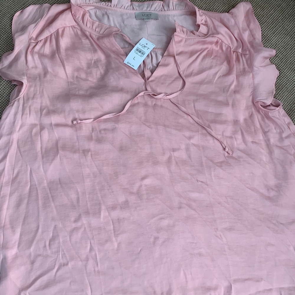 Light pink, LOFT blouse,NWT